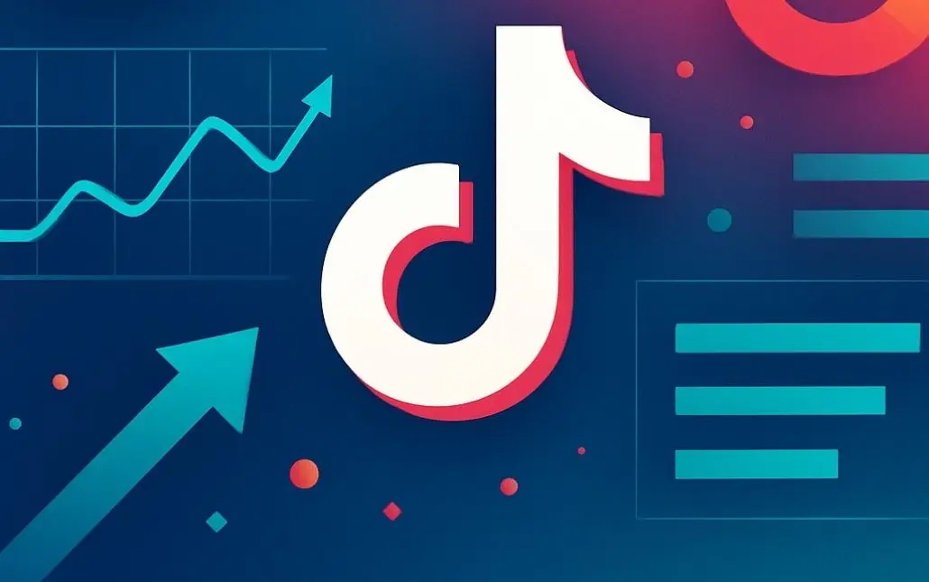 TikTok içerik üreticisi hesabı açma ve büyütme adımlarını gösteren 5 aşamalı yol haritası infografiği; hazırlık, teknik kurulum, profil optimizasyonu, içerik stratejisi ve analiz bölümlerini içerir.
