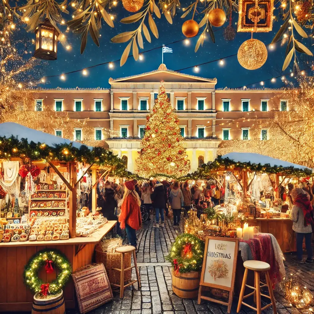 yunanistan noel pazarı