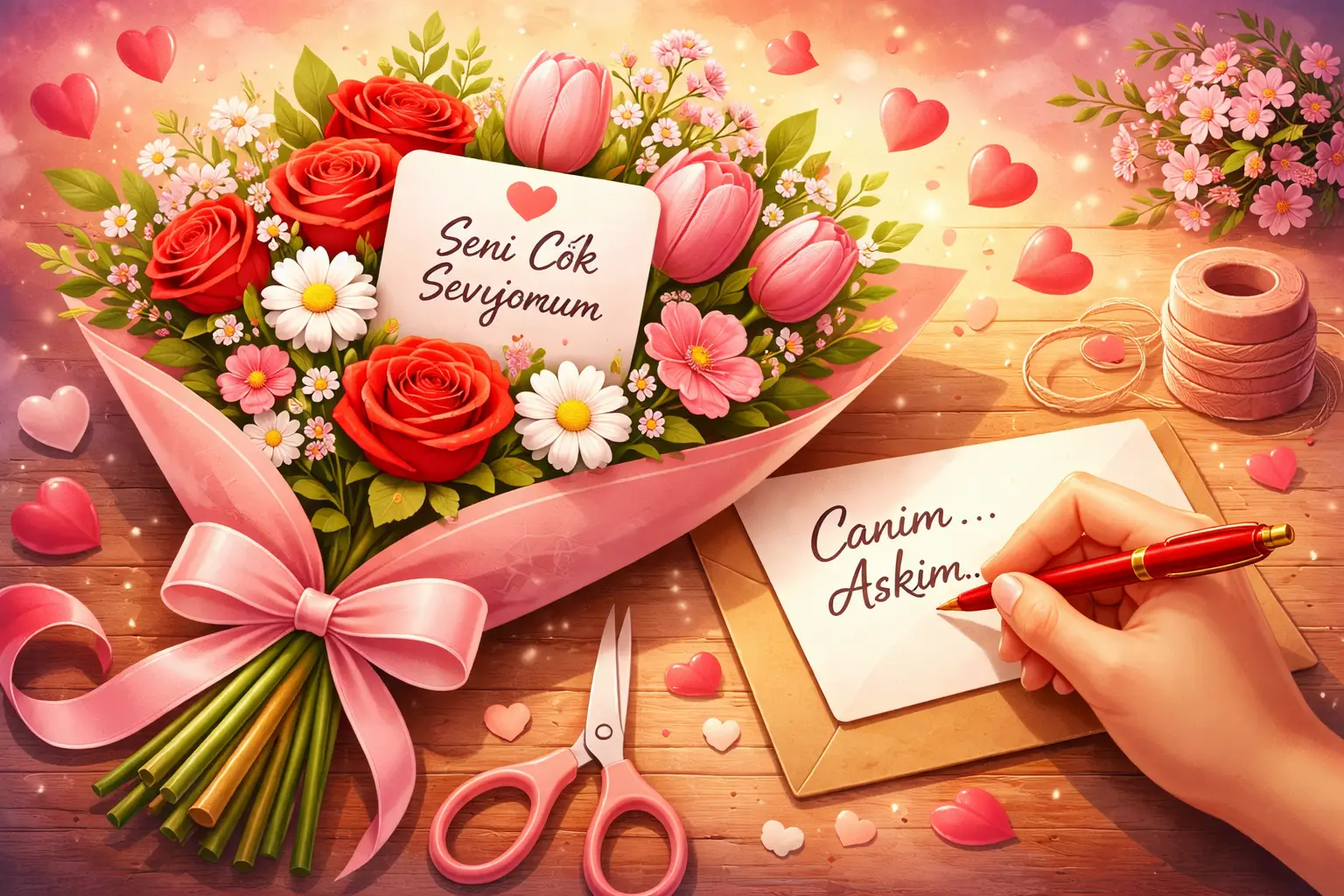 kısa net öz sevgiliye En güzel ve anlamlı 14 Şubat Sevgililer Günü Çiçek Notları