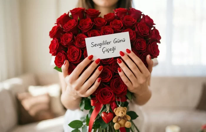 Romantik Sevgililer Günü Çiçeği, Sevgililer Günü Çiçek Notları​ 2026