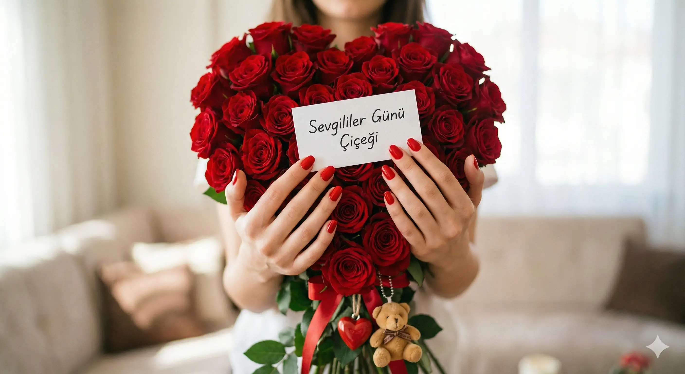 Romantik Sevgililer Günü Çiçeği, Sevgililer Günü Çiçek Notları​ 2026